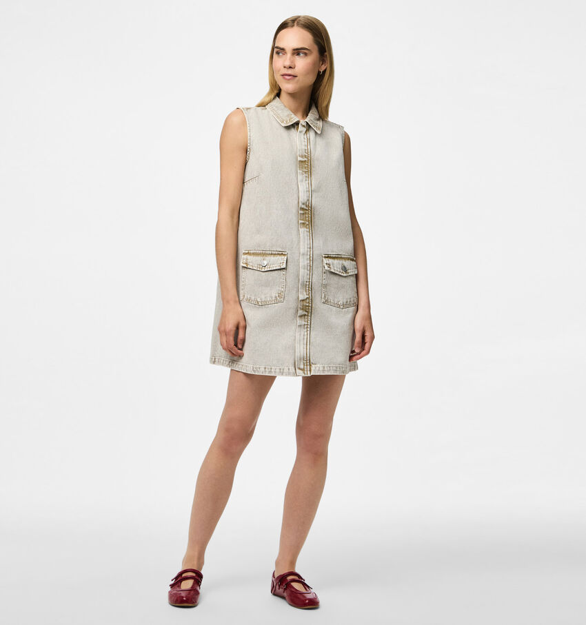 Pieces Fay Robe mi-longue en Beige