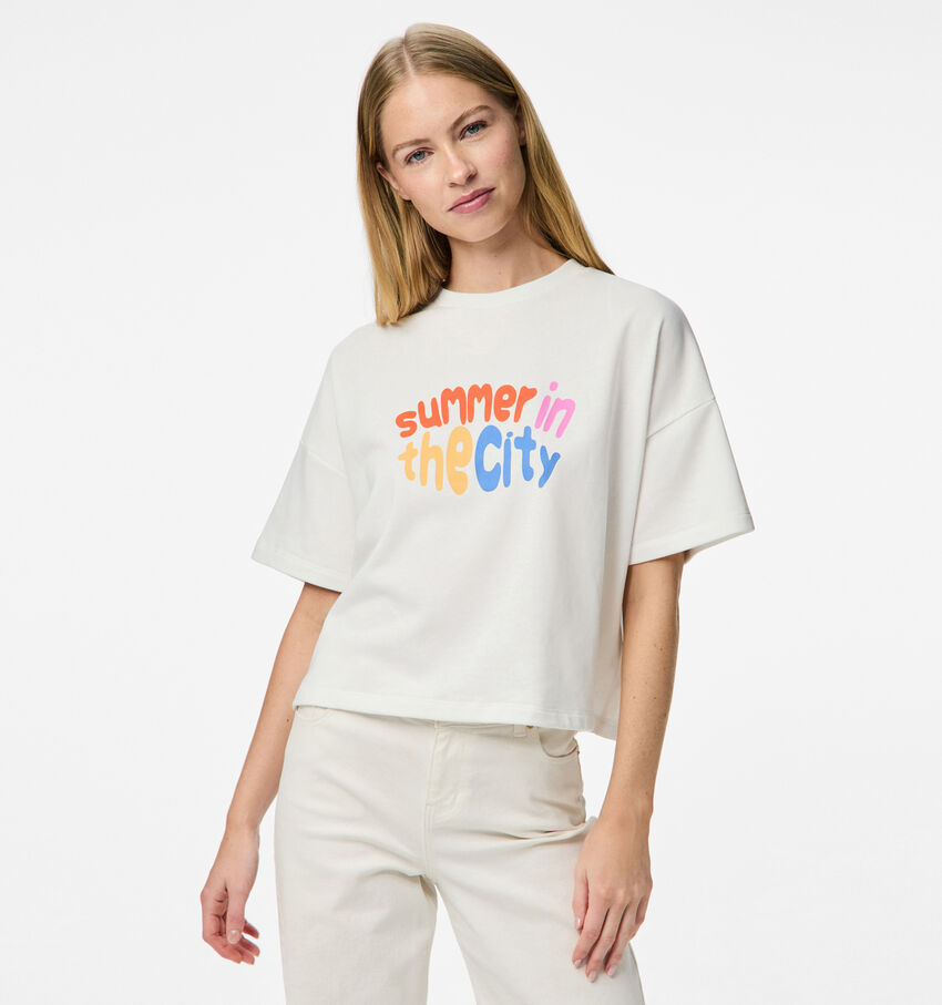 Pieces Chilli Wit T-shirt