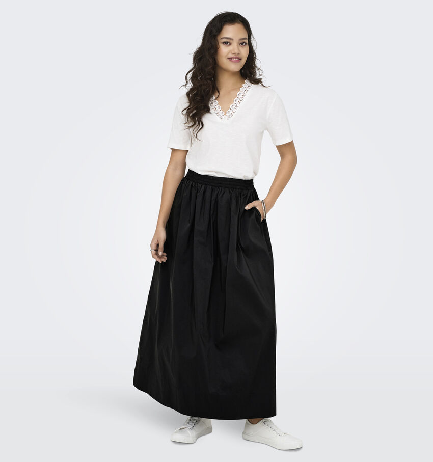 JDY Mio Zwarte Midi Rok