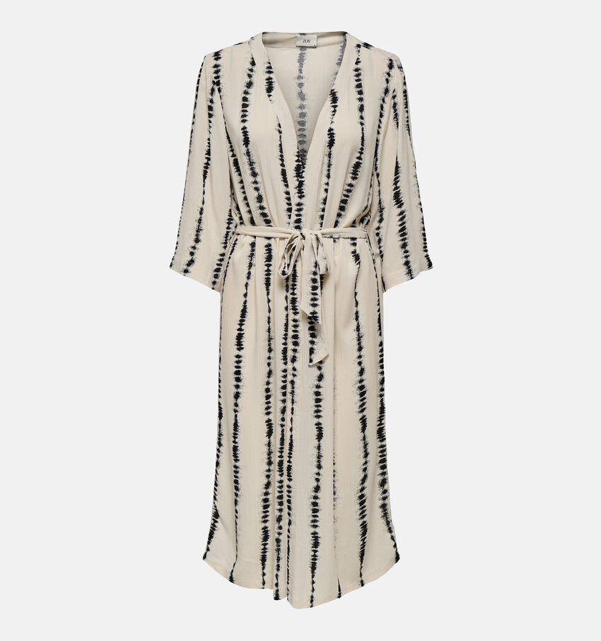 JDY Breeze Life Kimono Robe en Ecru