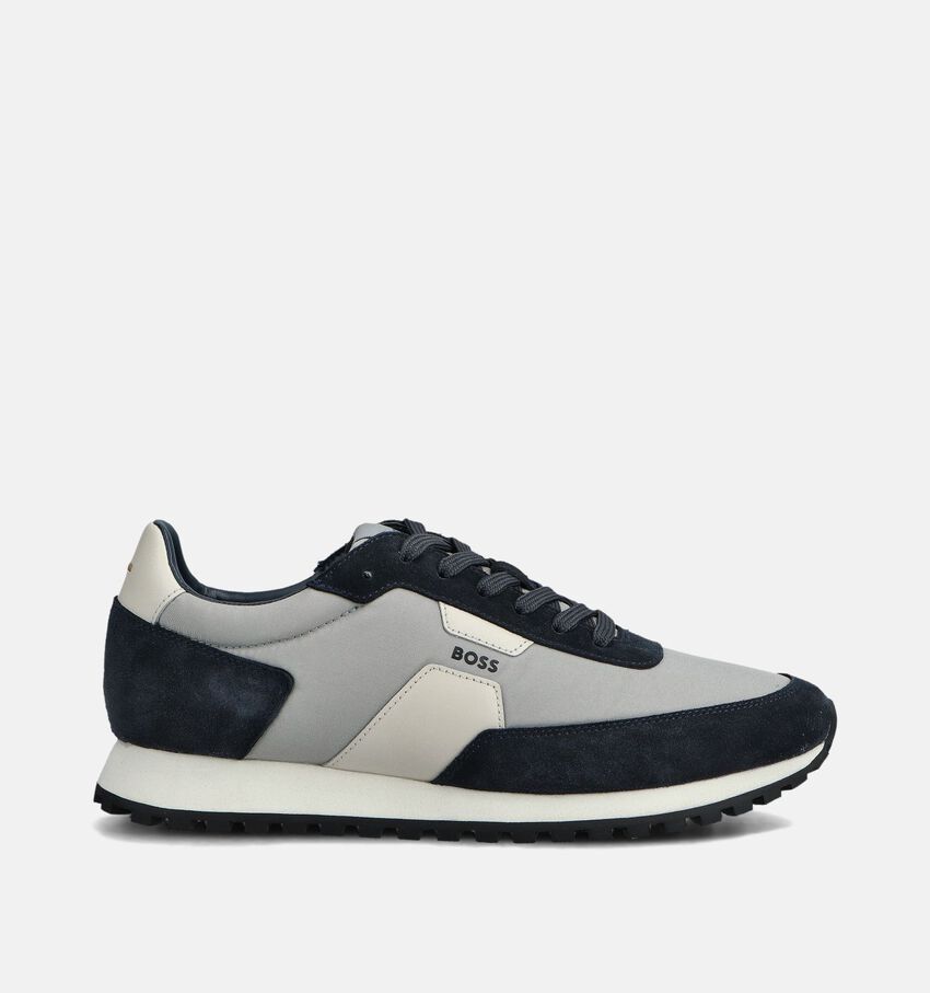 BOSS Witte Veterschoenen