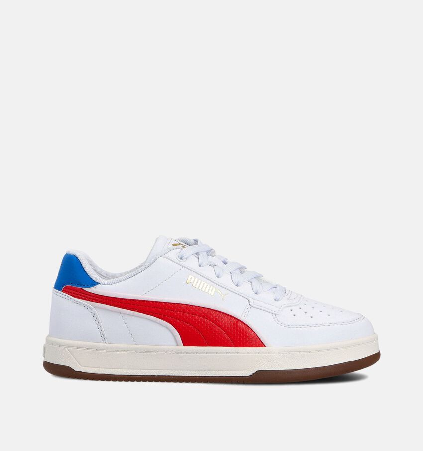 Puma Caven 2.0 Retro Baskets basses en Blanc/Bleu/Rouge