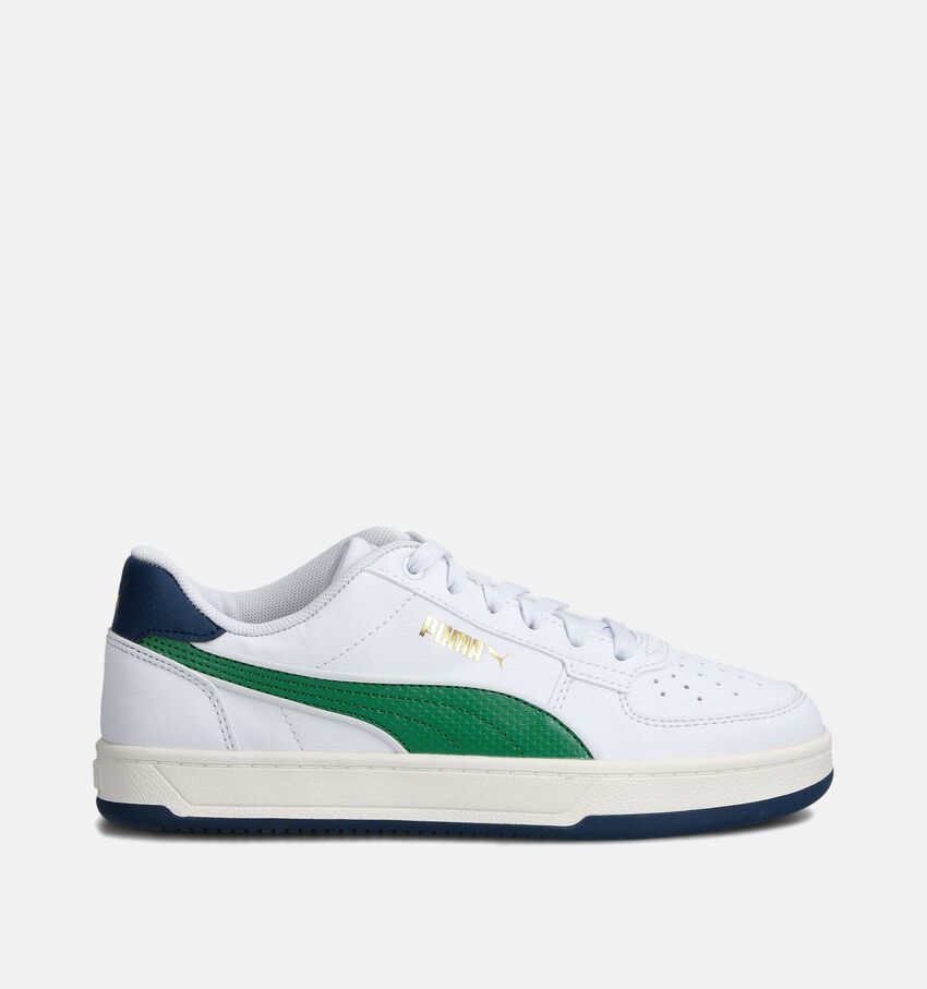 Puma Caven 2.0 Retro Witte/Groene Sneakers