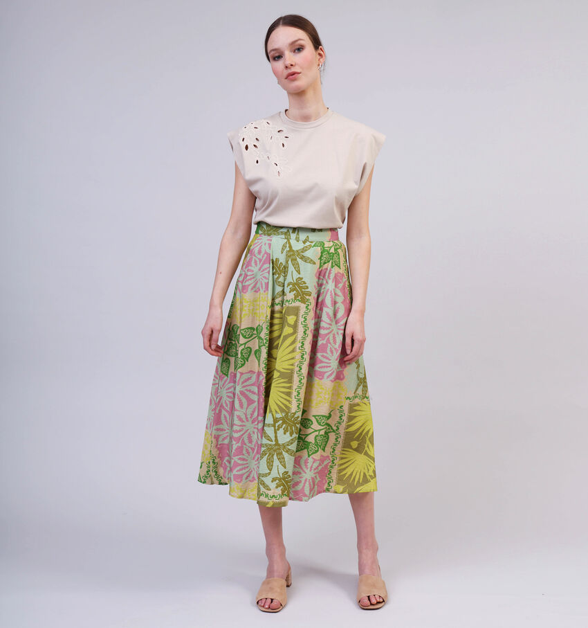 Orfeo Anthea Groene Midi Rok