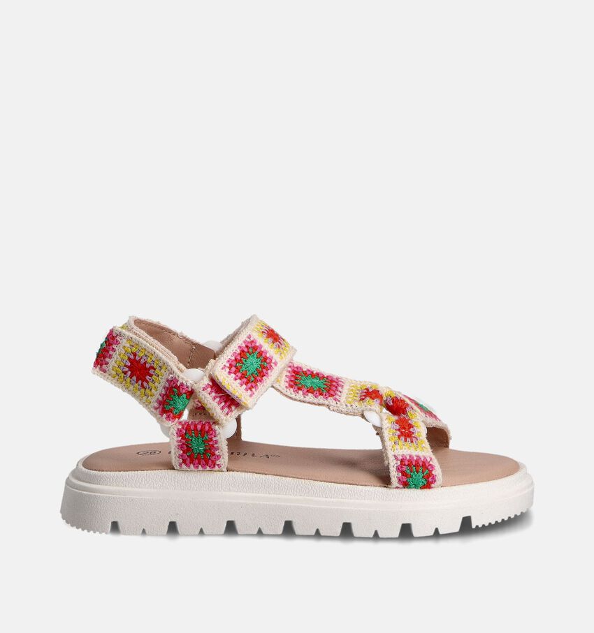Milo & Mila Granny Square Sandalen Beige
