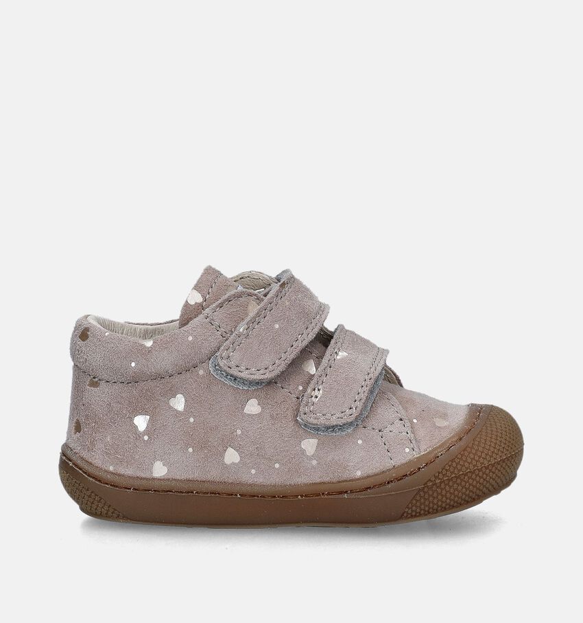 Naturino Cocoon VL Suede Taupe Babyschoentjes