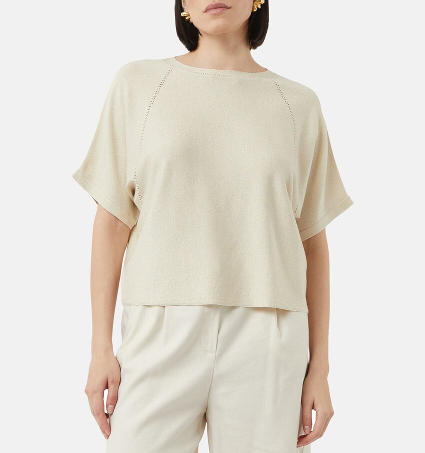 comma casual identity Beige Trui