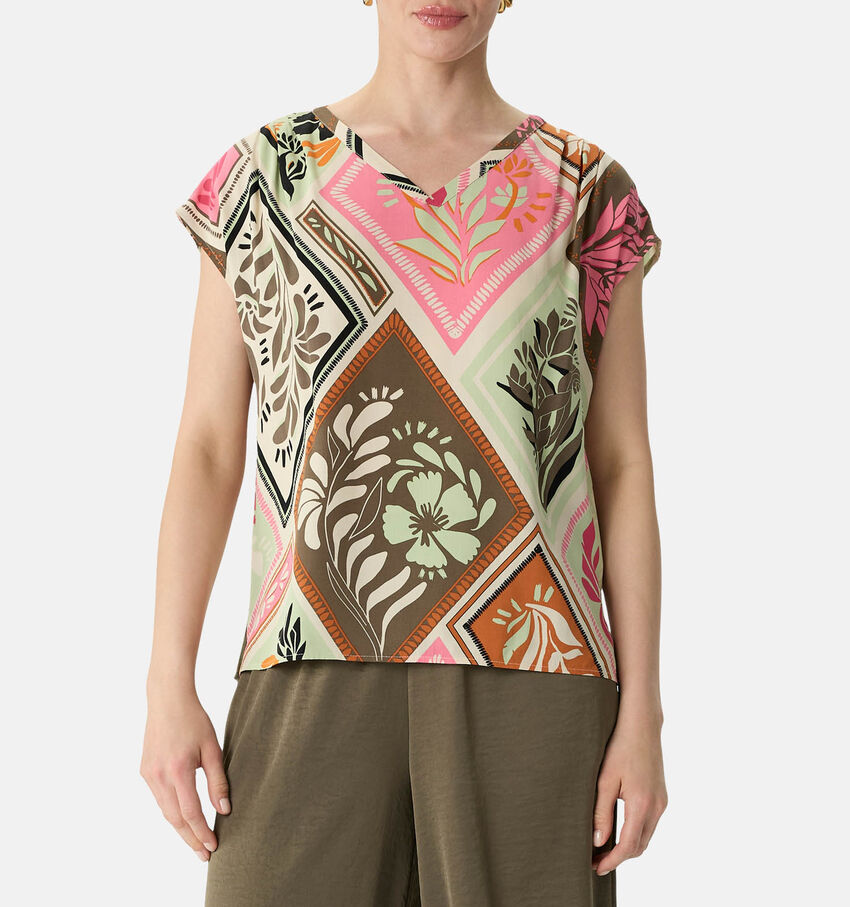 comma Blouse en Vert