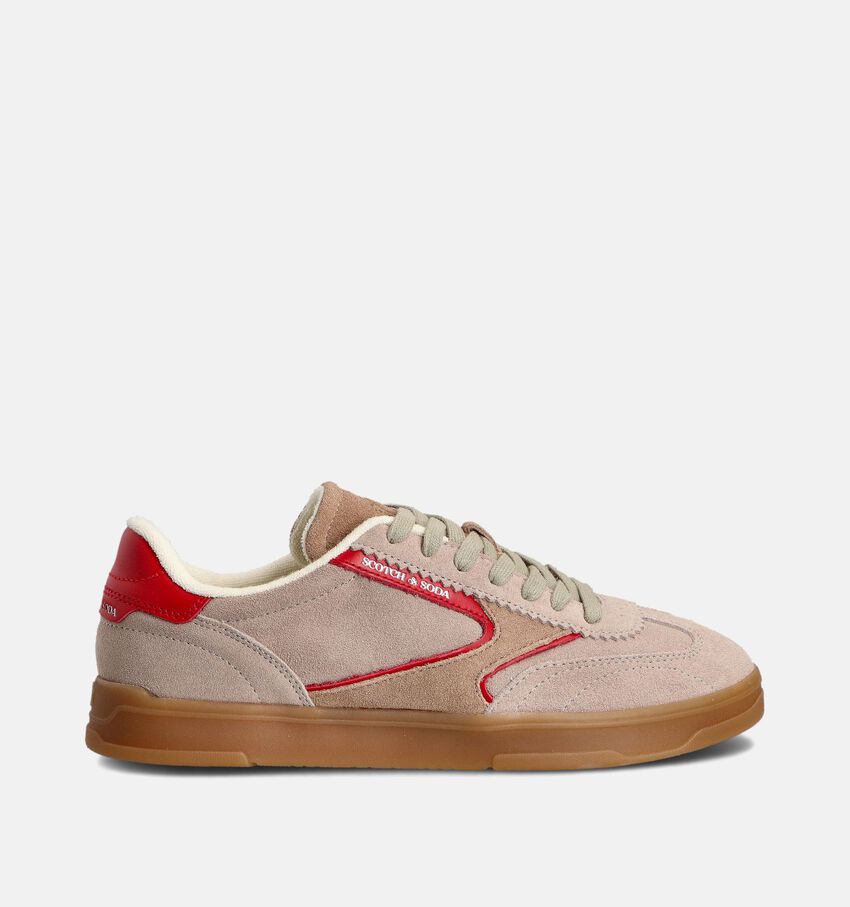 Scotch & Soda Slim Bruine Sneakers