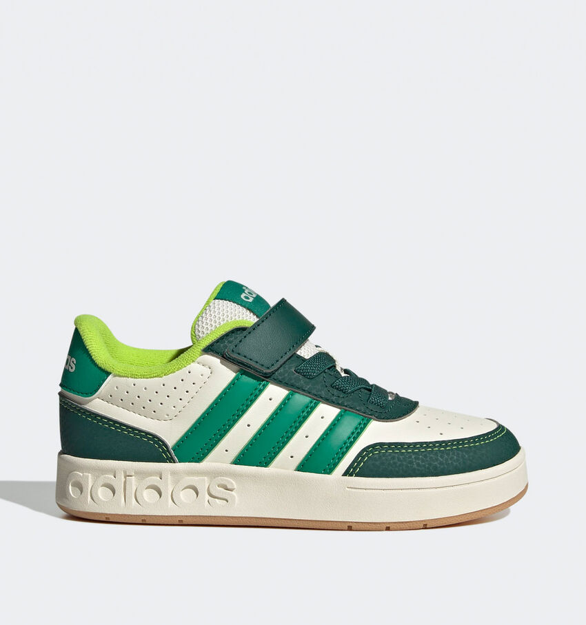 adidas Breakbase Wit/Groene Sneakers