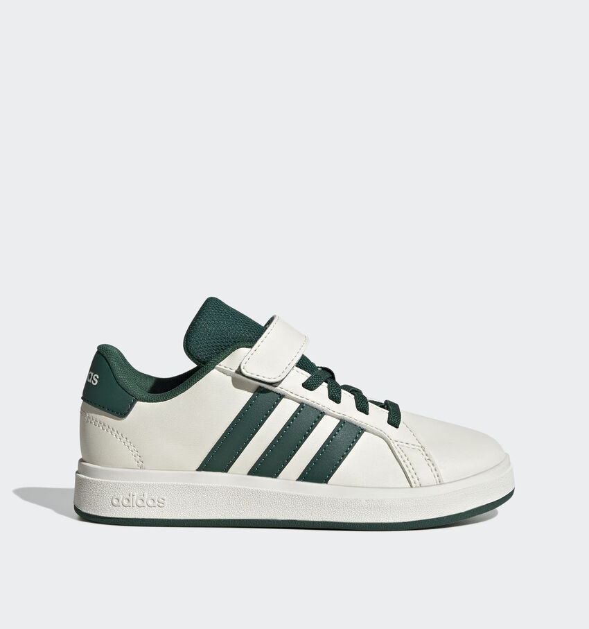 adidas Grand Court 2.0 Ecru/Groene Sneakers
