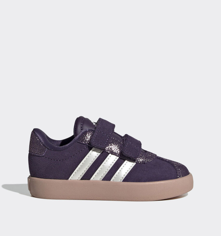 adidas VL Court 3.0 Donkerpaarse Sneakers