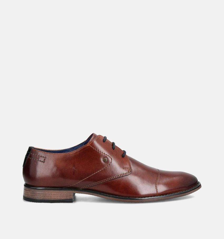 Bugatti Rinaldo Chaussures classiques en Cognac