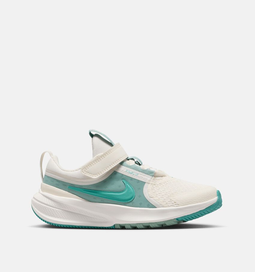Nike Star Runner 5 Ecru/Groene Sneakers