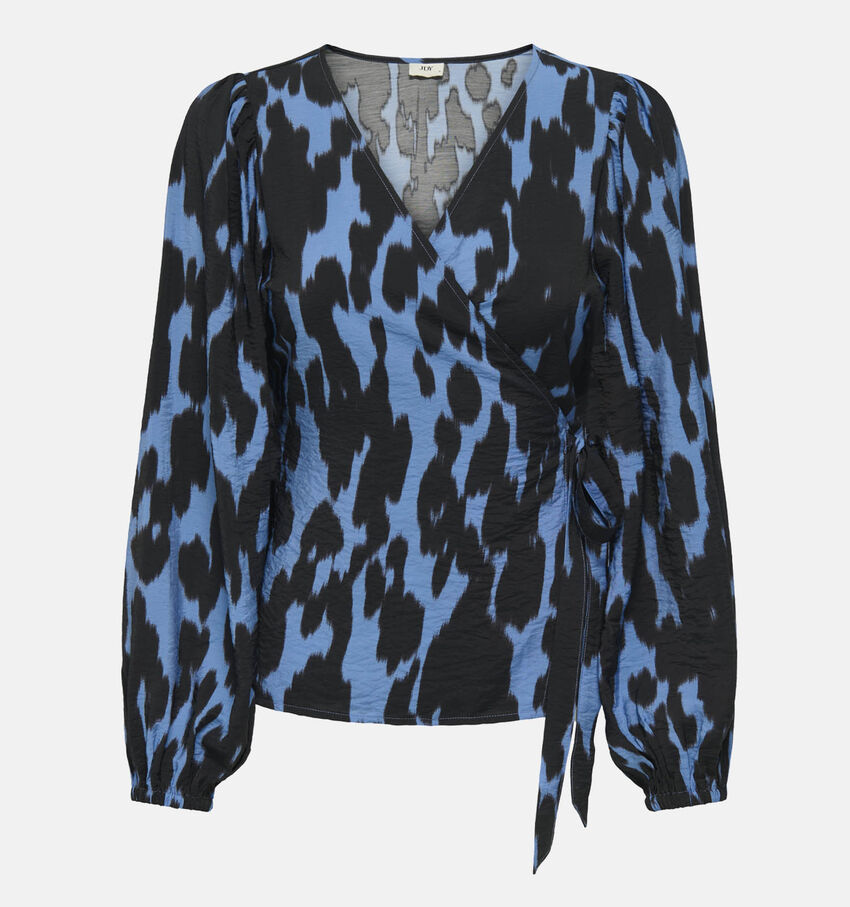 JDY Drew Life Blauwe Blouse