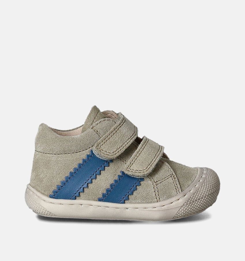 Naturino Macks Suede Kaki Babyschoentjes