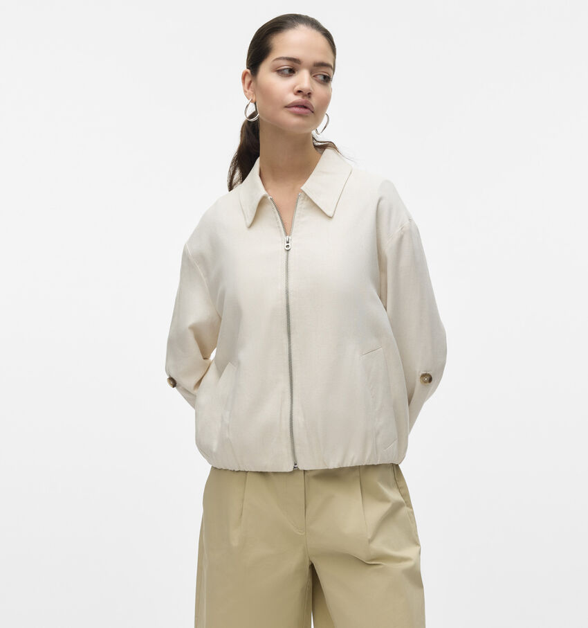 Vero Moda WANNA Manteau Court en Beige
