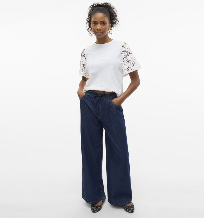 Vero Moda Valeria Jean en Bleu foncé