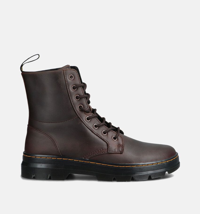 Dr. Martens Combs Leather Bruine Boots