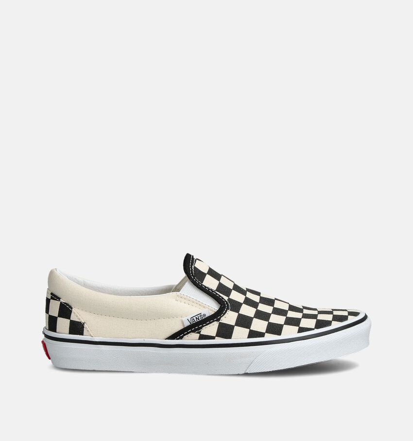 Vans Classic Checkerboard Wit/Zwarte Sneakers
