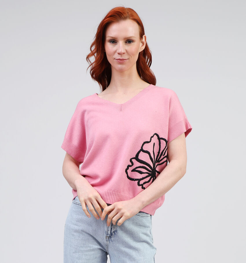 Laurent David Cardigan en Rose