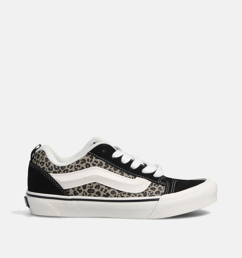 Vans KNU SKOOL Zwarte Leopard Sneakers