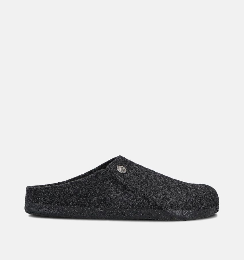 Birkenstock Zermatt Felt Pantoufles en Gris