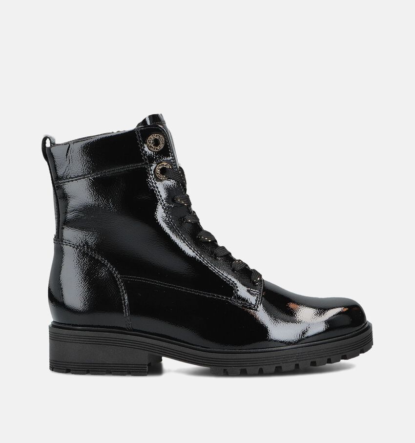Comfort Boots à lacets en Noir