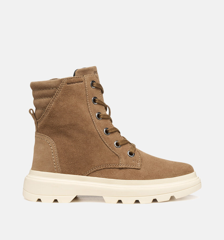 Geox Kiddartah Cognac Hoge Schoenen