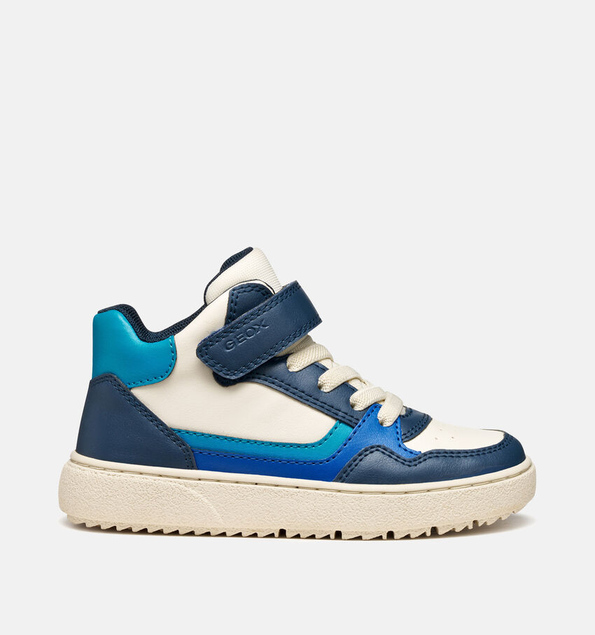 Geox Wit/Blauwe Sneakers