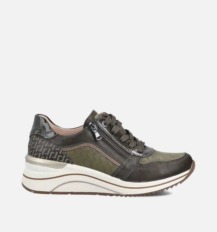 Remonte Groene Rits-Veterschoenen