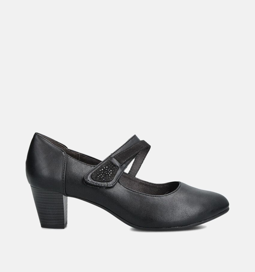Jana Zwarte Pumps met bandje