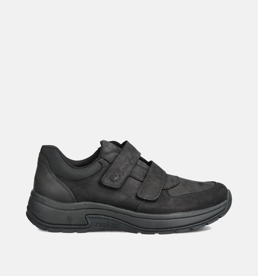 Rieker Zwarte Velcroschoenen Comfort