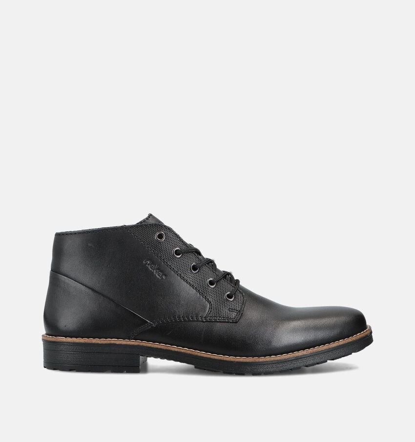 Rieker Zwarte Geklede Hoge Schoenen