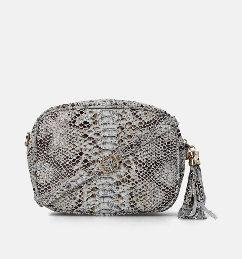 Via Limone Beige Crossbody tas