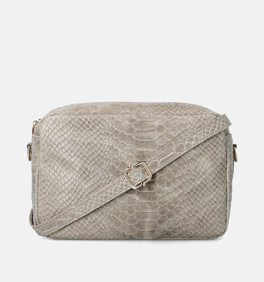 Via Limone Taupe Crossbody tas