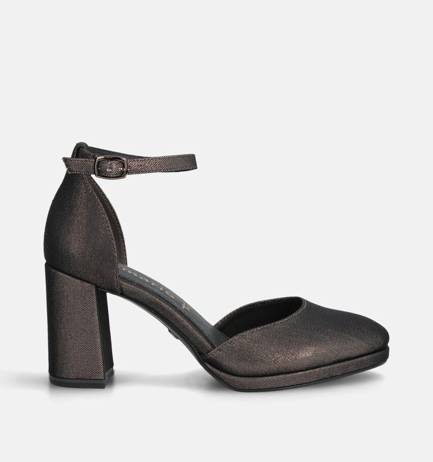 Tamaris Bronze Pumps met Bandje