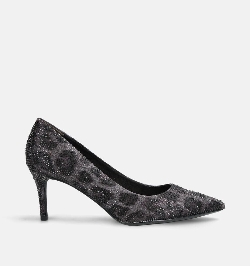 Tamaris Escarpins classiques en Gris/Leopard
