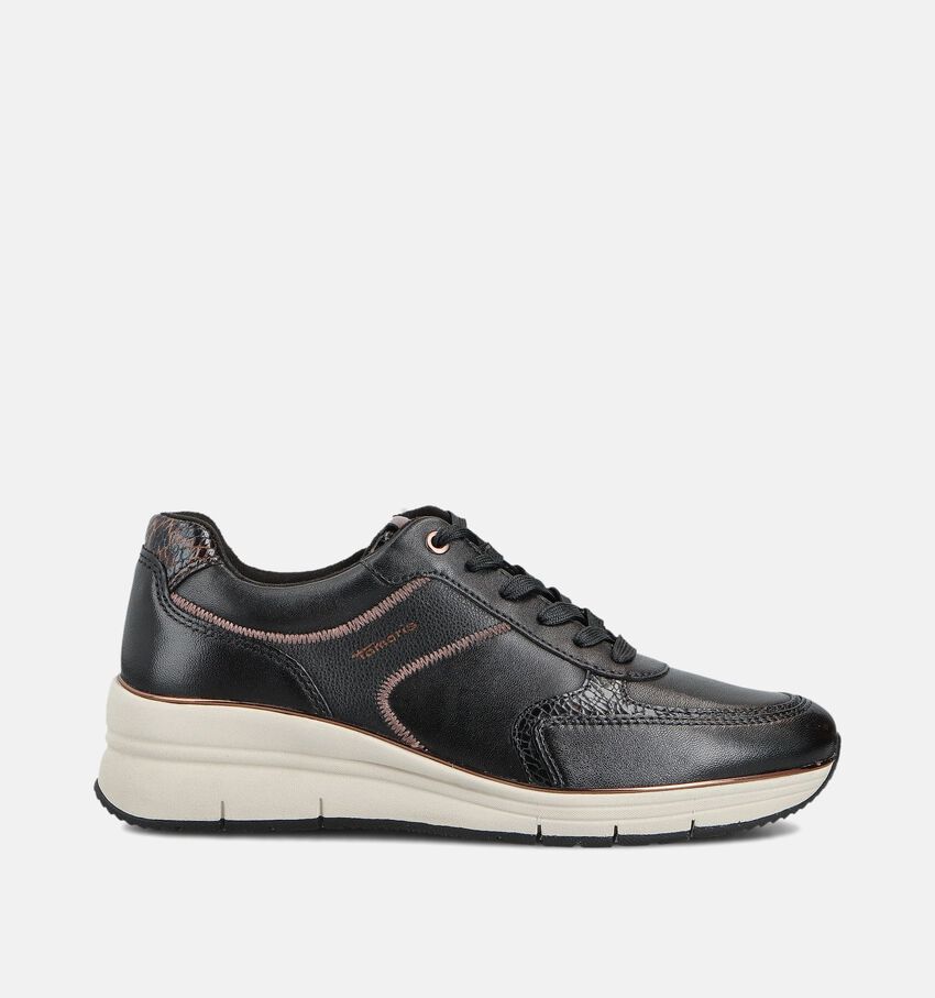 Tamaris Zwarte Veterschoenen