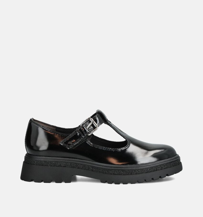 Tamaris Zwarte Loafers met Gesp