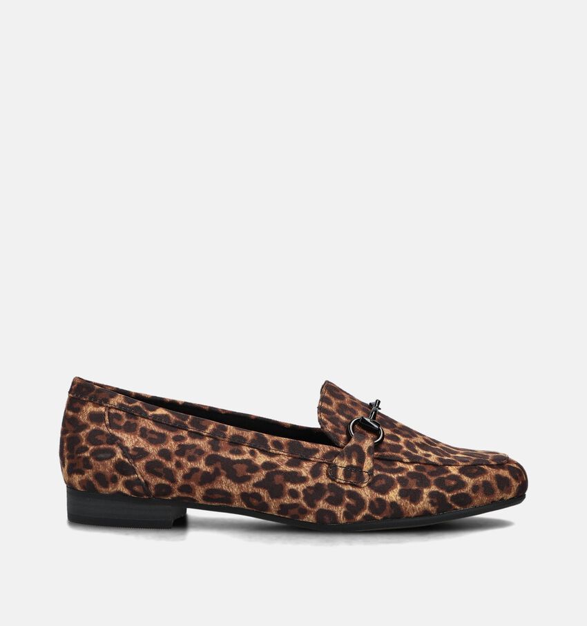 Marco Tozzi Bruine/Leopard Mocassins