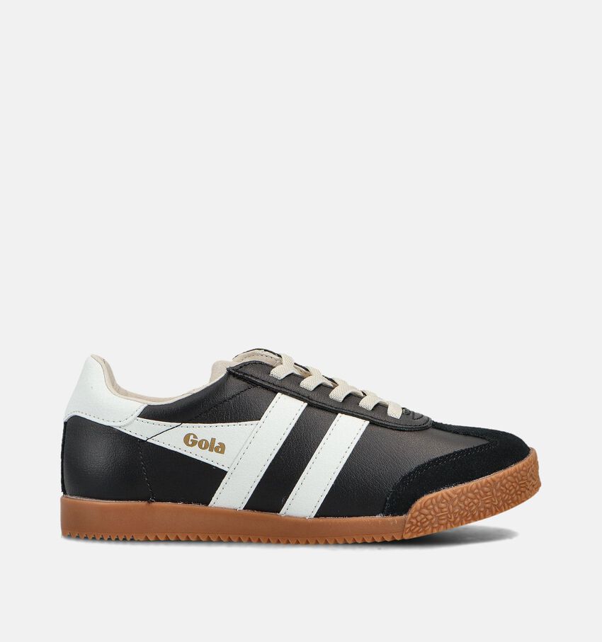 Gola Elan Leather Zwarte Sneakers