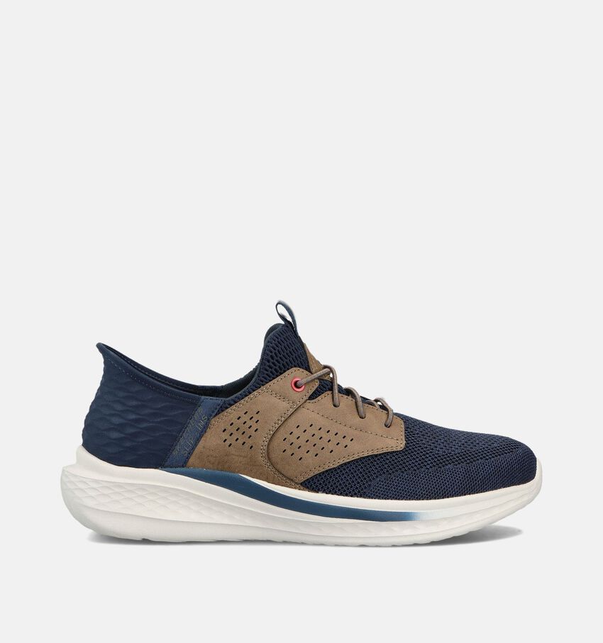 Skechers Slade Caster Baskets en Bleu