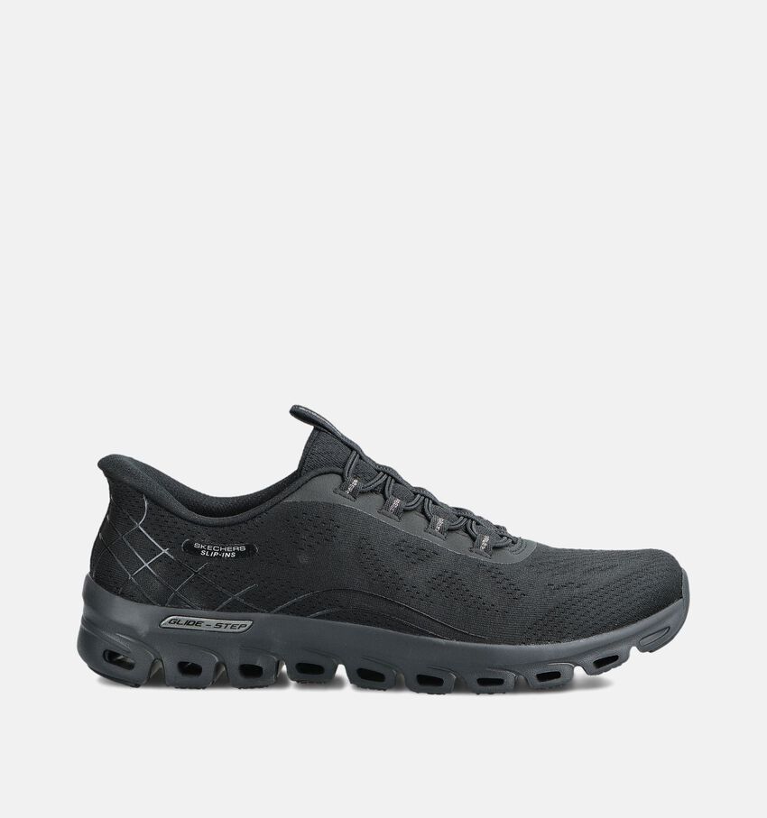 Skechers Glide Step Elevate Zwarte Sneakers