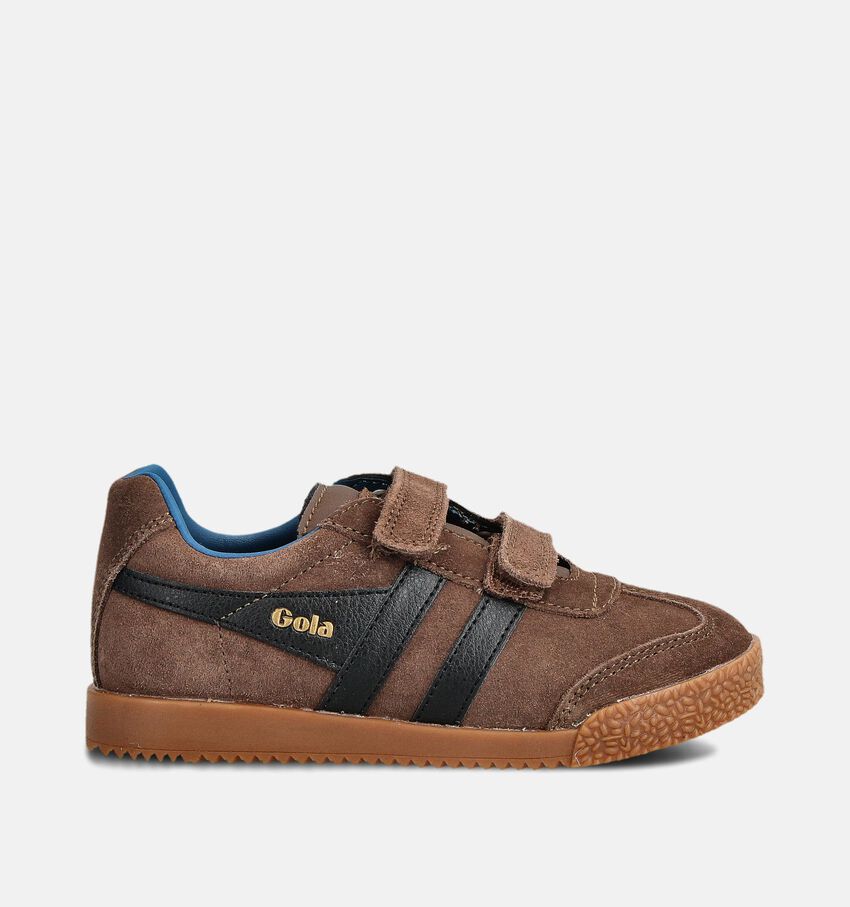 Gola Harrier Strap Bruine Sneakers