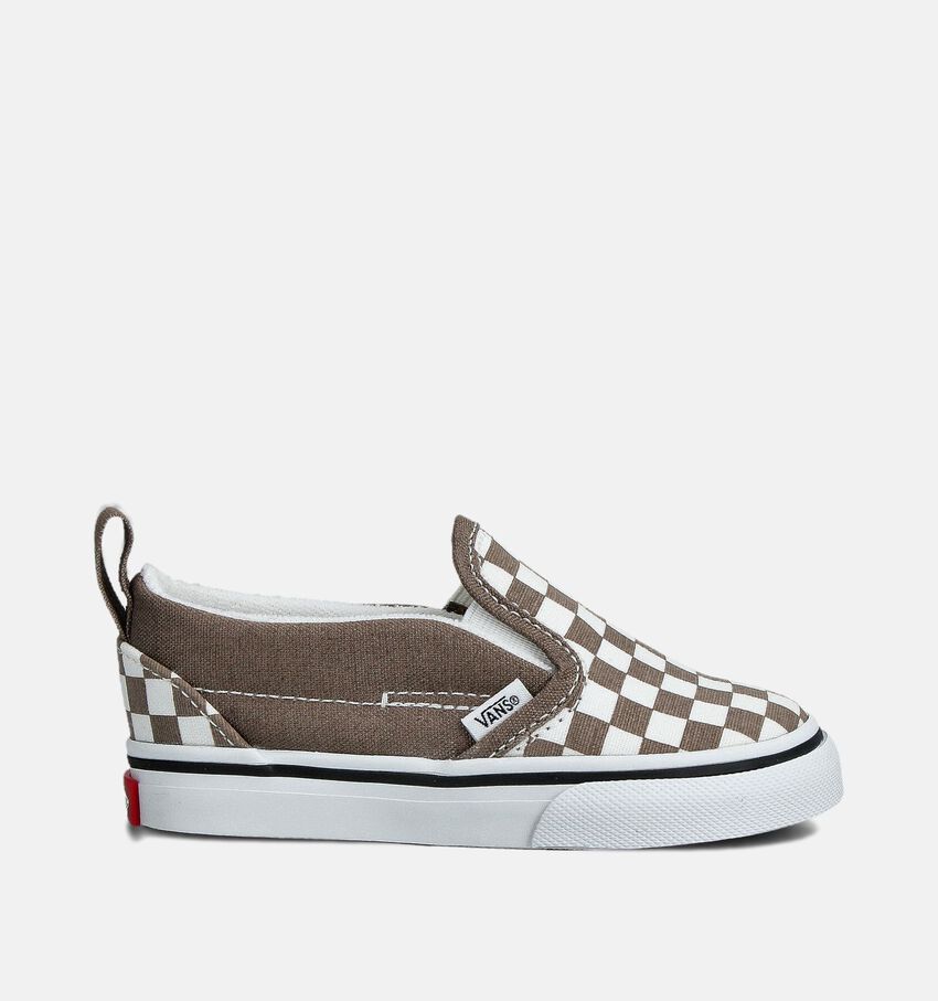 Vans Slip-on Bruine Lage Sneakers