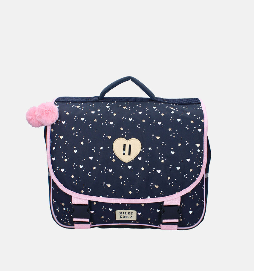 Milky Kiss Donkerblauwe Boekentas