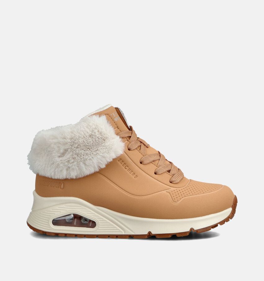 Skechers Uno Gen1 Baskets montantes en Cognac