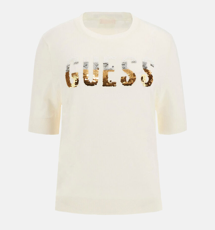 Guess T-shirt en Ecru
