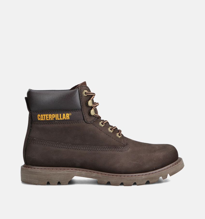 Caterpillar Boots à lacets en Marron